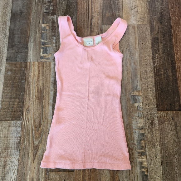Copper Key Tops - Copper Key Ribbed Tank